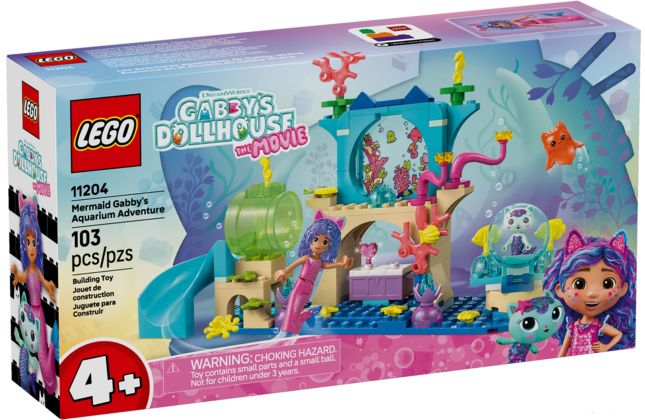 LEGO Gabby's Dollhouse 11204 Les aventures aquatiques de Gabby-sirène