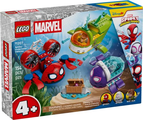 LEGO Marvel 11207 Spidey : les véhicules sous-marins