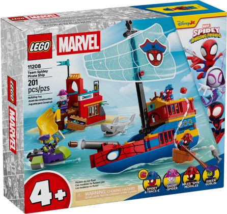 LEGO Marvel 11208 Le bateau pirate de l’équipe Spidey