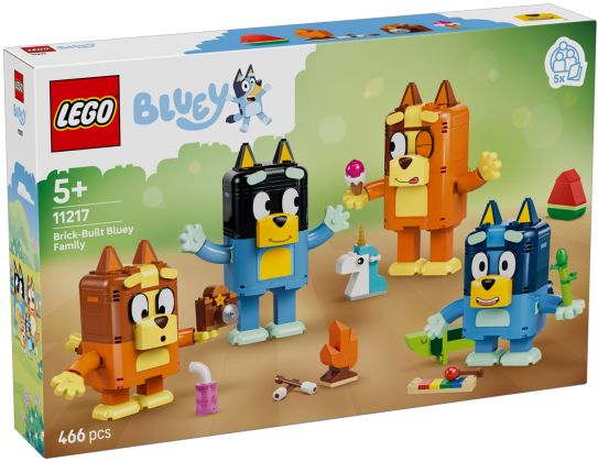 LEGO Bluey 11217 La famille de Bluey en briques