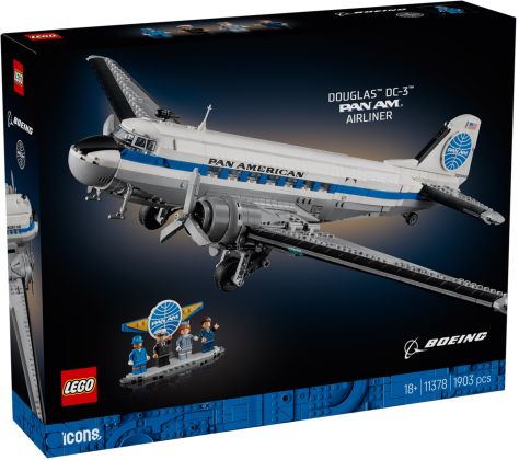 LEGO Icons 11378 Avion de ligne Douglas DC-3 de la PAN AM