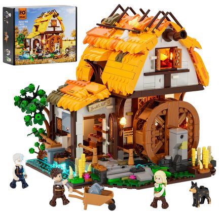 Lumibricks Middle Ages 12008 Moulin à eau médiéval