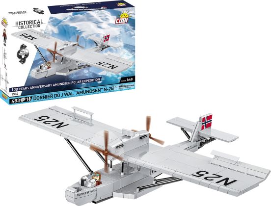 COBI Collection Historique (Historical Collection) 1384 Dornier Do J Wal Amundsen N-25