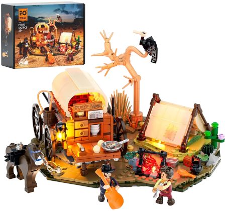 Lumibricks The Old West 14008 Camp de cowboy