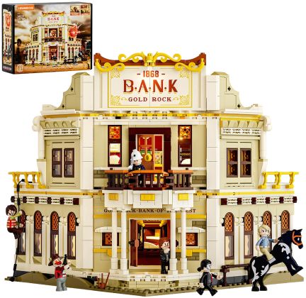 Lumibricks The Old West 14013 Braquage de banque du Far West
