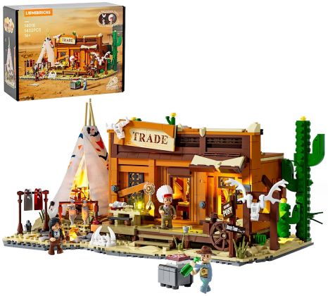 Lumibricks The Old West 14018 Commerce de fourrures