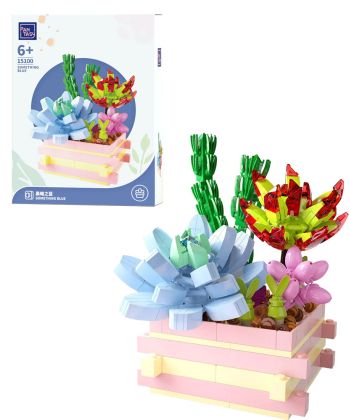 Pantasy Botanical World 15100 Succulentes Bleu