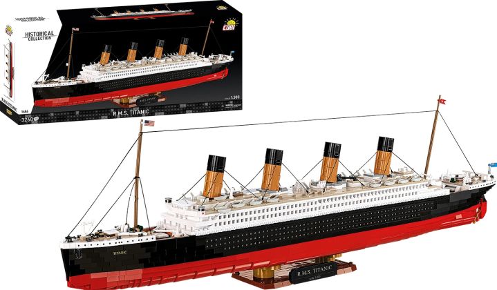 COBI Collection Historique (Historical Collection) 1686 RMS Titanic 1:300