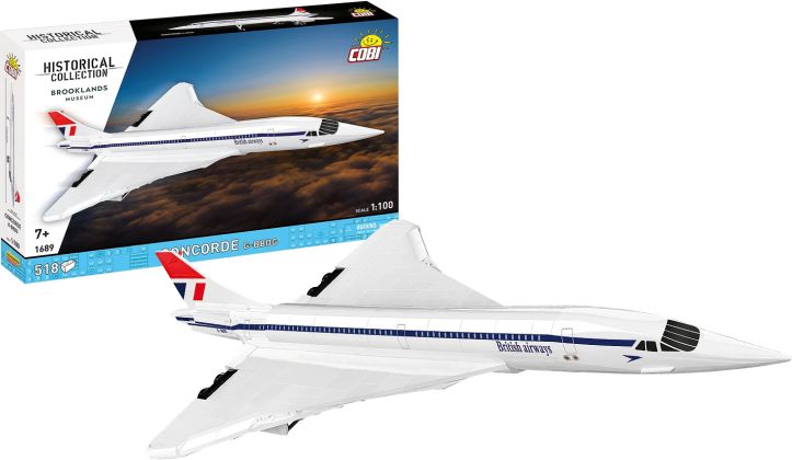 COBI Collection Historique (Historical Collection) 1689 Concorde G-BBDG