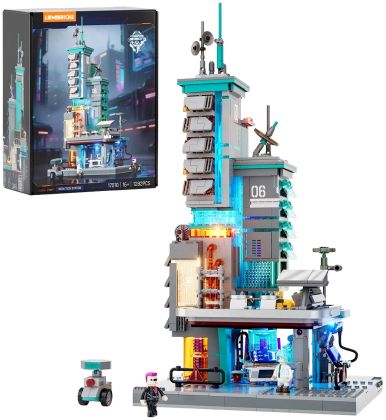 Lumibricks Cyberpunk Neoncity 17010 Station technologique