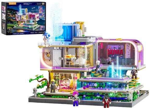 Lumibricks Cyberpunk Neoncity 17013 Lounge Neon Elite