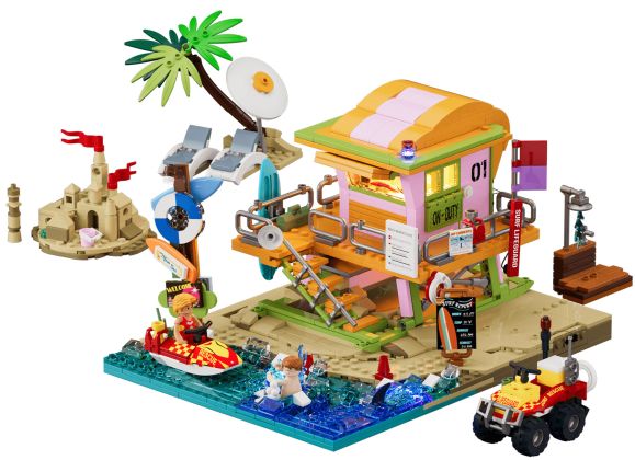 Lumibricks Road Trip 18008 Poste de secours de plage