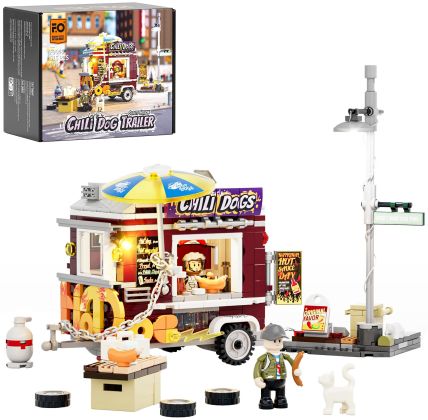 Lumibricks Street Fusion 19001 Remorque stand de hot-dogs