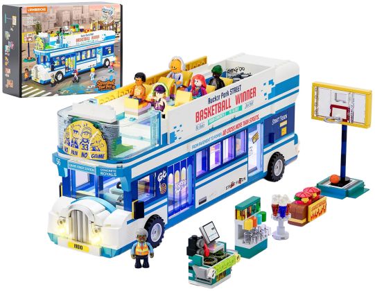 Lumibricks Street Fusion 19010 Bus de tournée Streetball