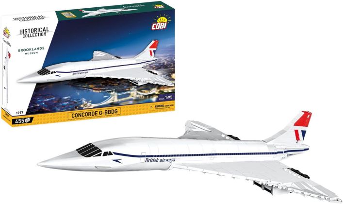 COBI Collection Historique (Historical Collection) 1917 Concorde G-BBDG