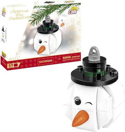 COBI Holiday Series 20012 Décorations pour sapin de Noël - Bonhomme de neige
