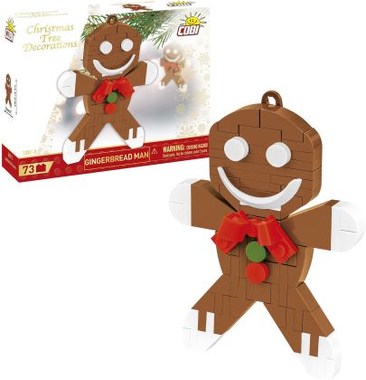 COBI Holiday Series 20013 Décorations pour sapin de Noël - Bonhomme en pain d'épices