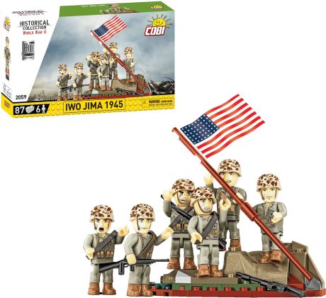 COBI Collection Historique (Historical Collection) 2059 DRAPEAU D'IWO JIMA 1945