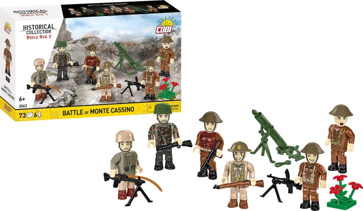 COBI Collection Historique (Historical Collection) 2063 Bataille de Monte Cassino