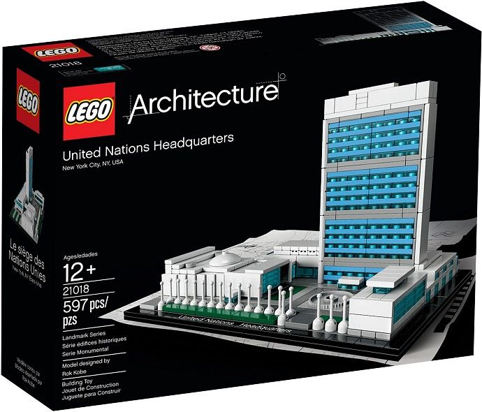 LEGO Architecture 21018 pas cher, Le Siège des Nations Unies (New York,  Etats-Unis)