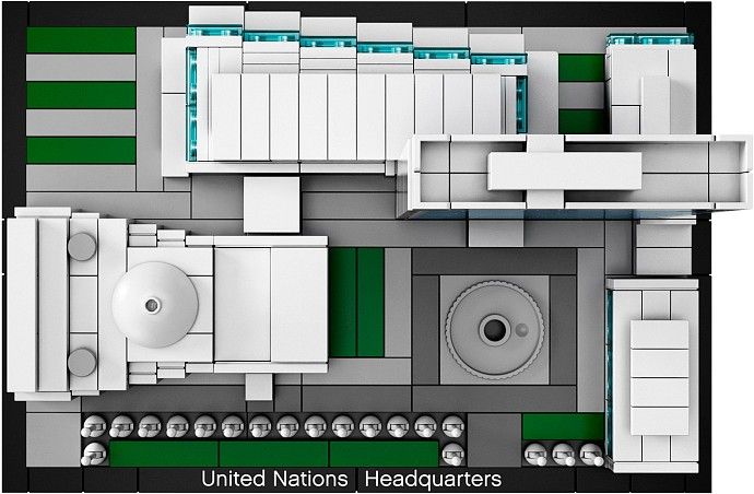LEGO Architecture 21018 pas cher, Le Siège des Nations Unies (New York,  Etats-Unis)