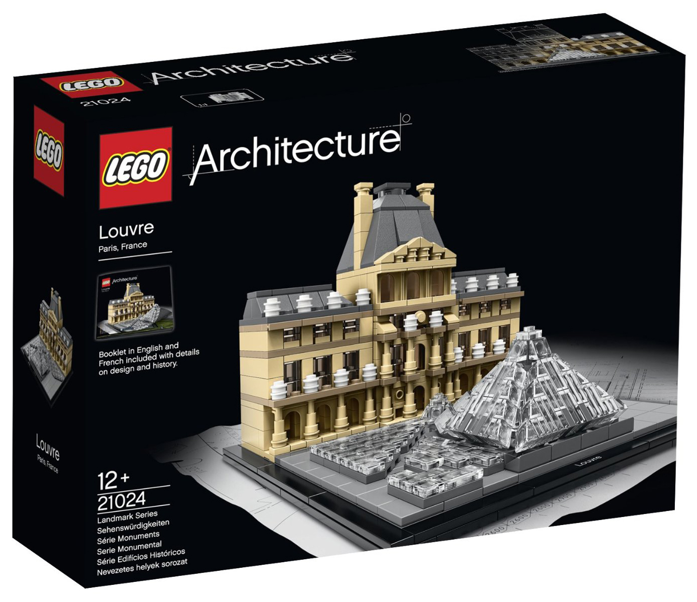 LEGO Architecture 21024 pas cher, Le Louvre (Paris, France)