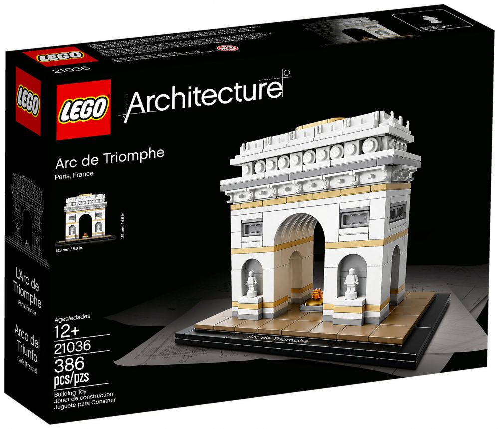 LEGO Architecture 21036 pas cher, Arc de Triomphe (Paris, France)