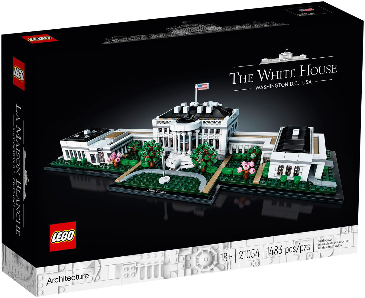 LEGO Architecture 21054 pas cher, La Maison Blanche (Washington DC, USA)