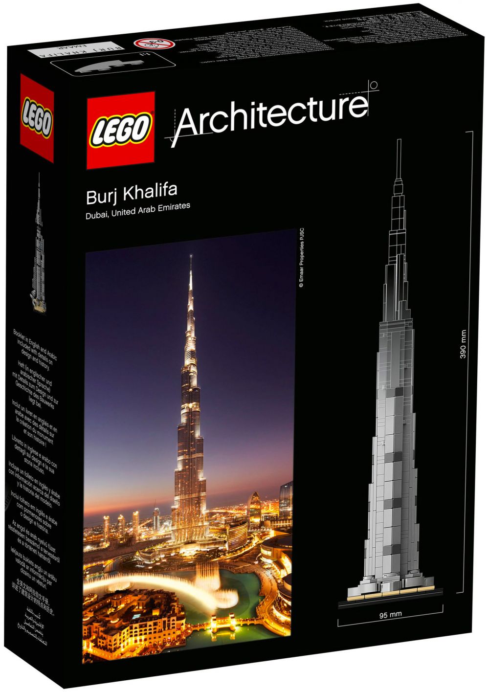 LEGO Architecture 21055 pas cher, Burj Khalifa, Dubai, Emirats Arabes Unis
