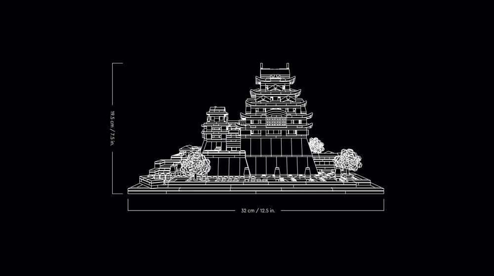 LEGO Architecture 21060 pas cher, Le château d'Himeji