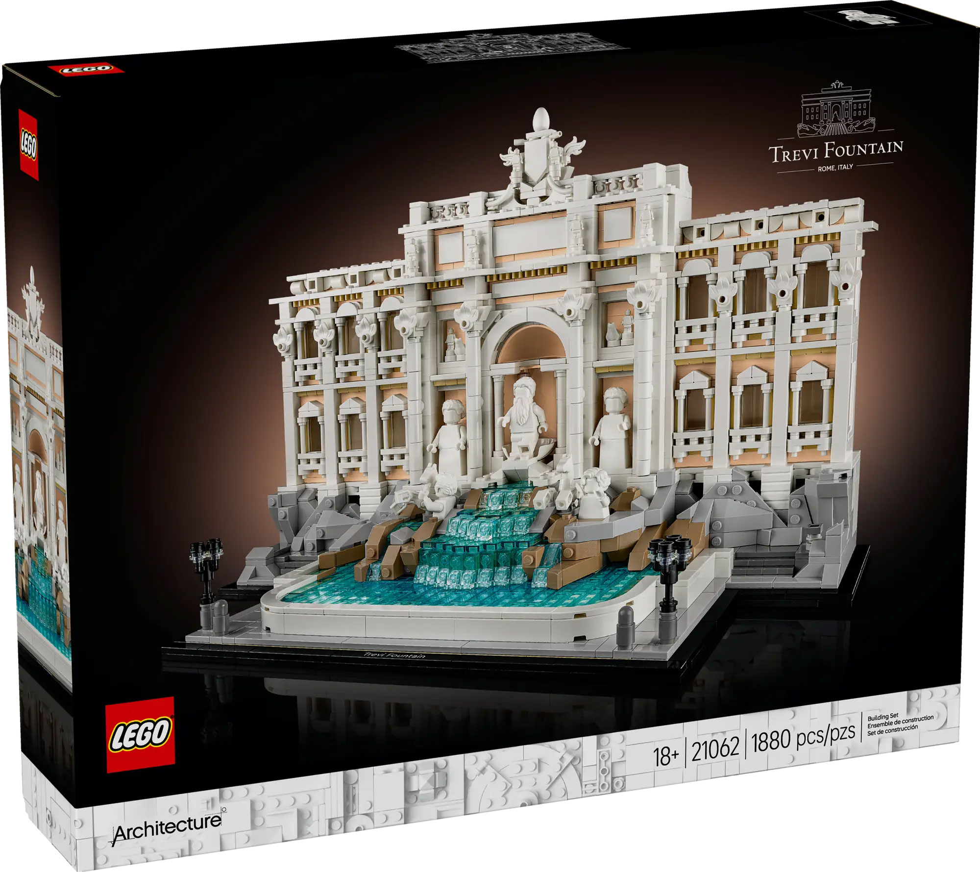 LEGO Architecture 21062 pas cher, La fontaine de Trevi