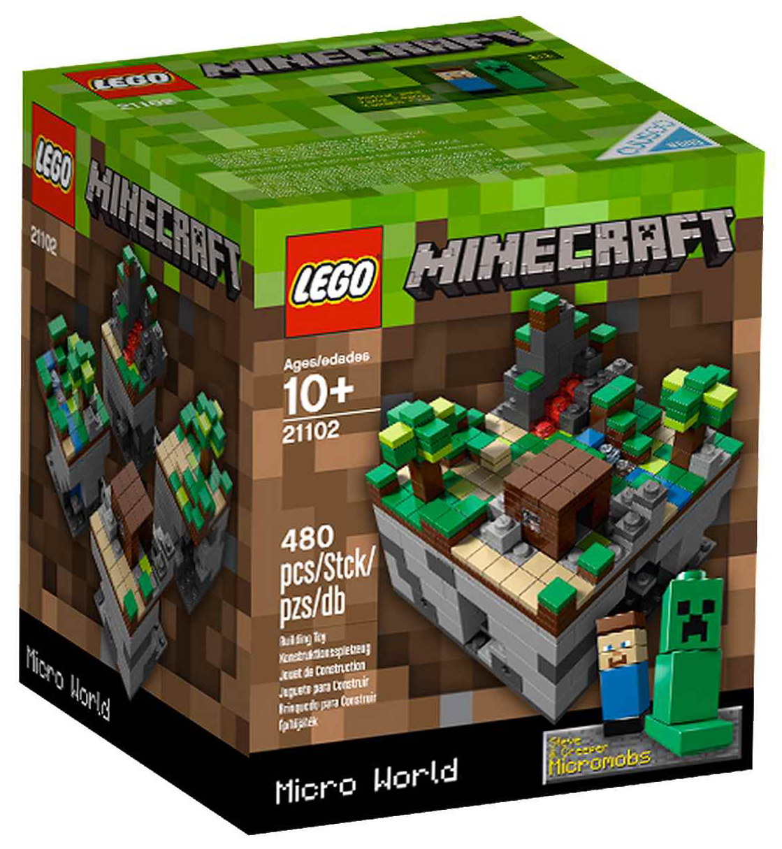 LEGO Minecraft 21102 pas cher - Micro monde - La forêt