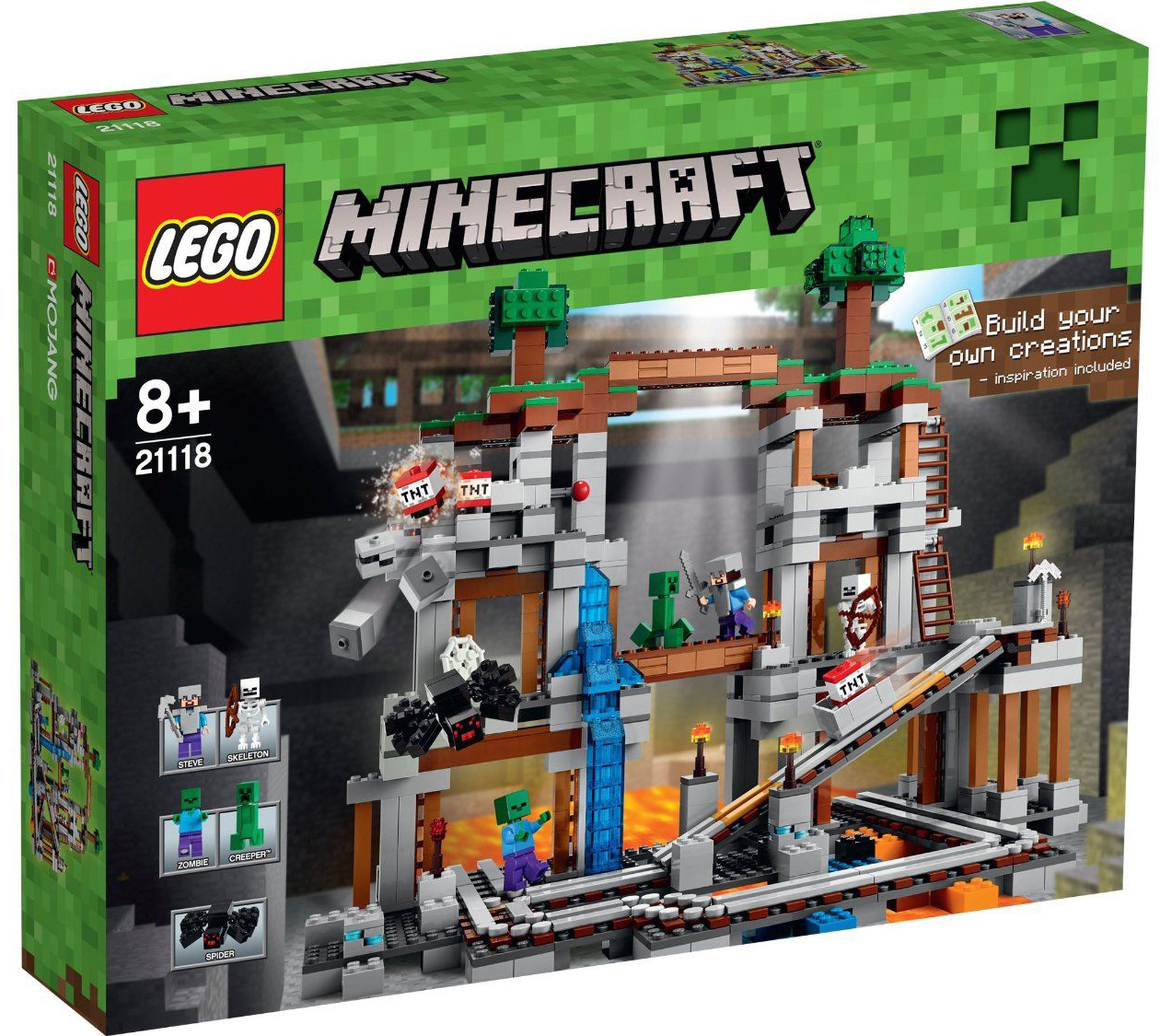 LEGO Minecraft 21118 pas cher La mine