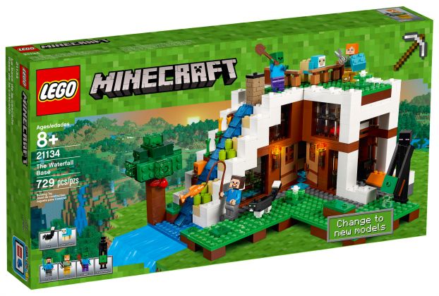 LEGO Minecraft 21134 La base sous la cascade