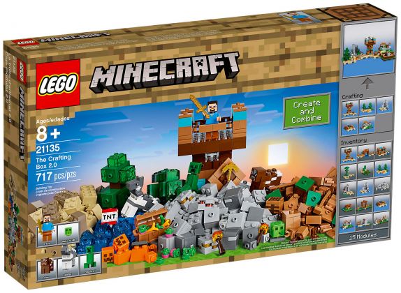 LEGO Minecraft 21135 La boîte de construction 2.0