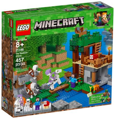 LEGO Minecraft 21146 L'attaque des squelettes