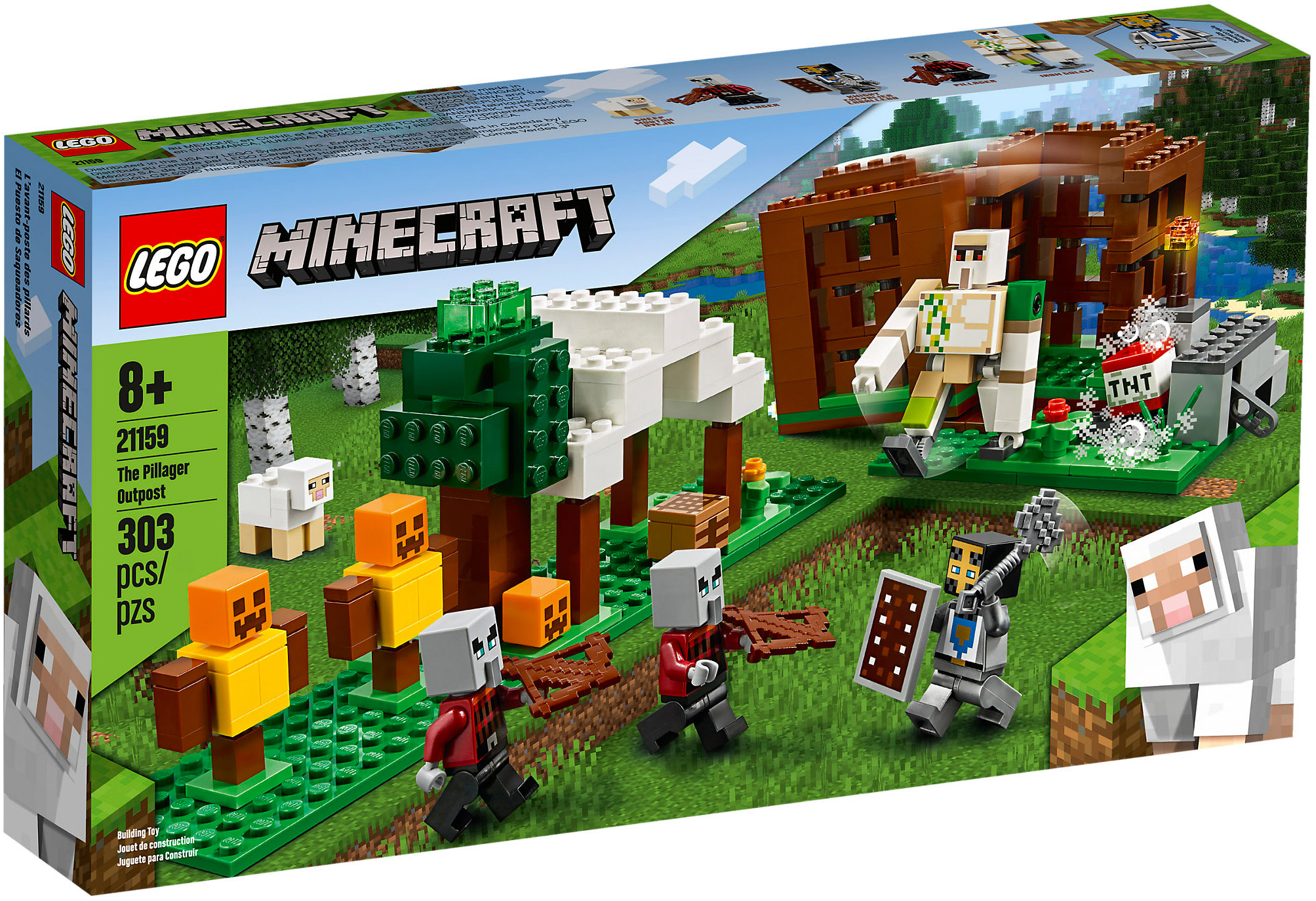 lego minecraft avant poste