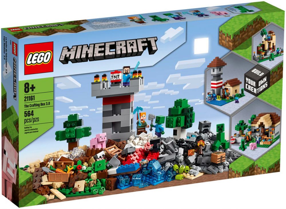 LEGO Minecraft 21161 pas cher, La boîte de construction 3.0