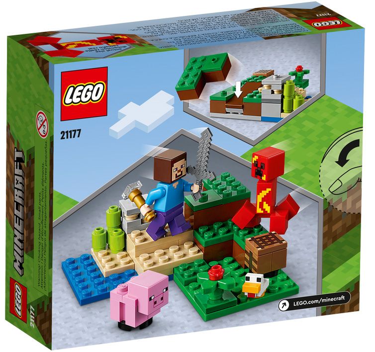 LEGO Minecraft 21177 pas cher, L'embuscade du Creeper