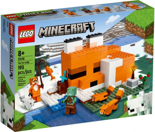 LEGO Minecraft 21178 Le refuge renard