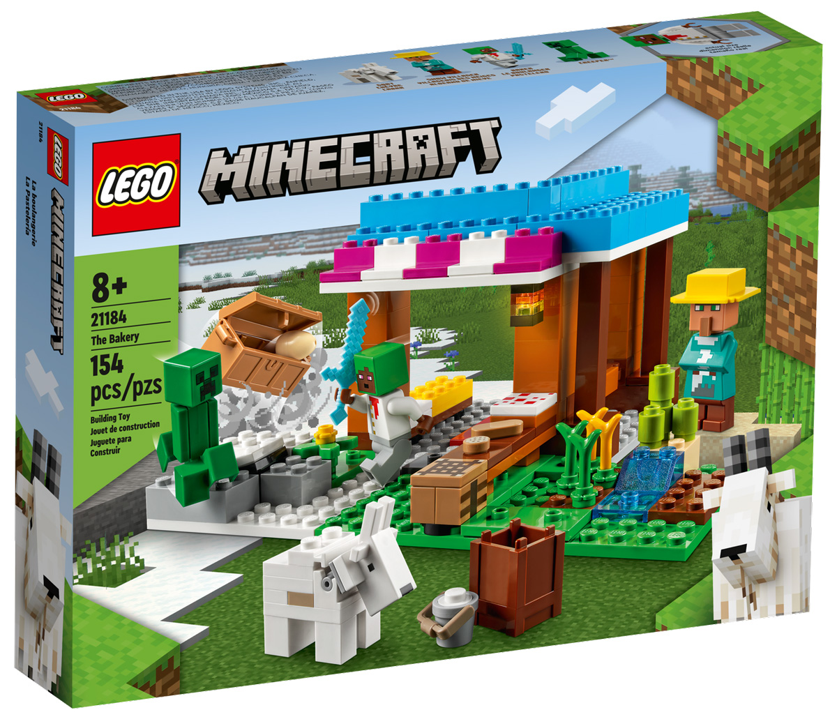 LEGO 21186 Minecraft Le Château de Glace, Jouet avec Épée en