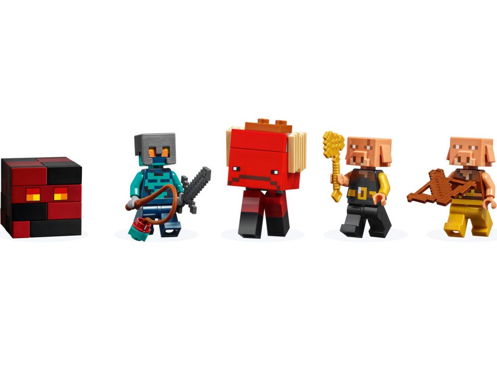 LEGO® 21185 Minecraft Le Bastion du Nether, Jouet dès 8 Ans, avec Figurines  de Cochon et Piglins - Cdiscount Jeux - Jouets