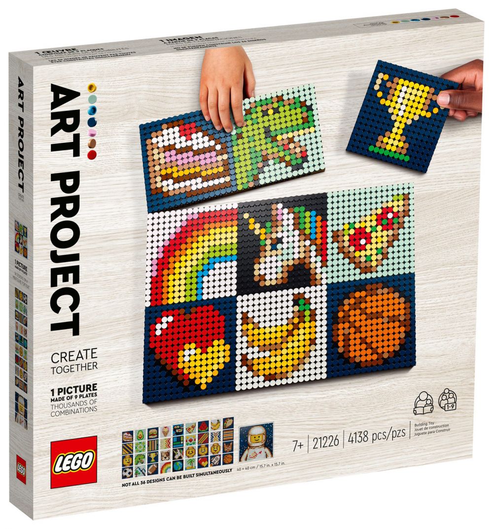 LEGO Art 31203 pas cher, La carte du monde