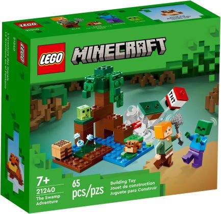 LEGO Minecraft 21240 Aventures dans le marais