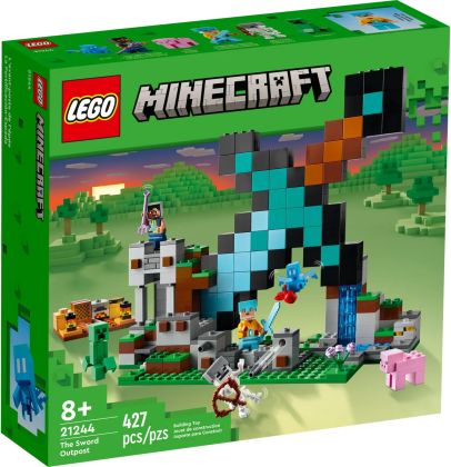 LEGO Minecraft 21244 L’avant-poste de l’épée