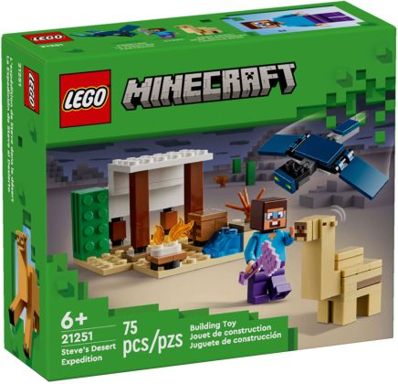 LEGO Minecraft 21251 L’expédition de Steve dans le désert