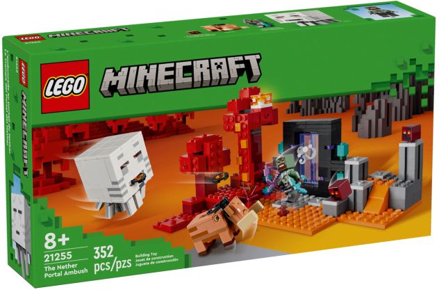 LEGO Minecraft 21255 L'embuscade au portail du Nether