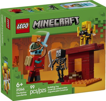 LEGO Minecraft 21266 La bataille de la lave du Nether