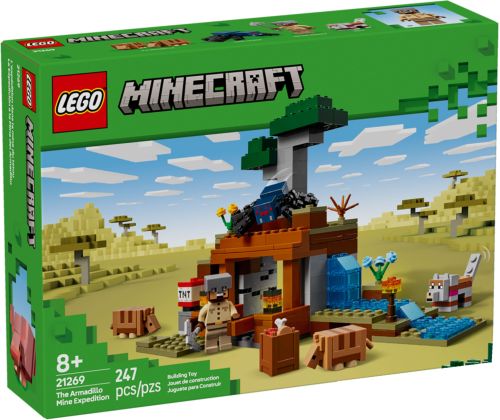 LEGO Minecraft 21269 L’expédition dans la mine du tatou