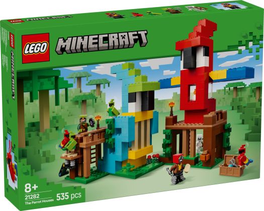LEGO Minecraft 21282 Les nichoirs des perroquets